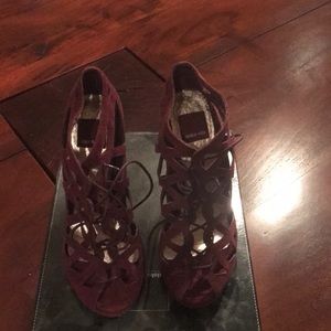 Dolce Vita “Cher” Platform Laser Cut Out Heels